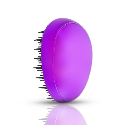 Portable egg round detangling hair brush for long hair