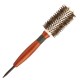 Round Style Rushes Are Classics Hair Brush Round Wood Nano Wooden Bristle Hair Brushes Boar Bristle Mixed Nylon Hand-held Print