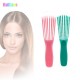 Hair Care Eight Rows Octopus Curve Vent Soft Flexible Teeth Detangling Comb Detangling Hair Brush