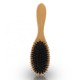 Natural Cactus Bristle Brush Manufacturers Detangling Hair Massage Boar Bristle Wood Hair Brush And Comb Sets