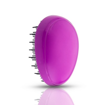 High quality custom egg shape nylon tooth detangling hair brush