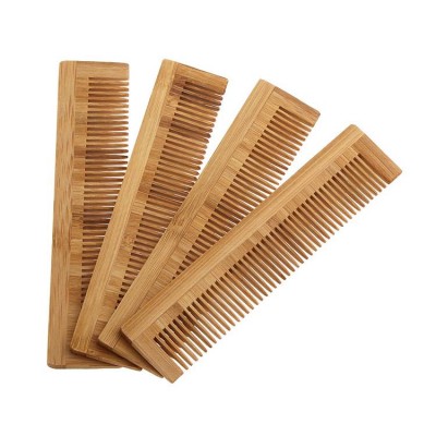 High quality natural wooden hairbrush bambu hotel travel bamboo hair brush