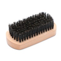 Custom Beard Brush Boar Natural Hair Natural Wooden Beard Brush Hair Square Beard Brush Wholesale