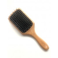 Square Shape Beech Boar Bristle Smoothing Brush